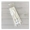 Boardwalk 5.86 in. 6-Piece Mediumweight Plastic Cutlery Fork/Knife/Napkin/Pepper/Salt/Spoon Kit - White (250/Carton)